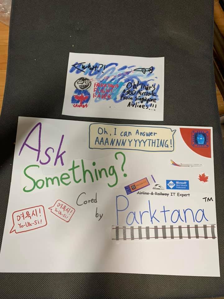 Picket for Parktana at Microsoft Ignite the tour Seoul 2020